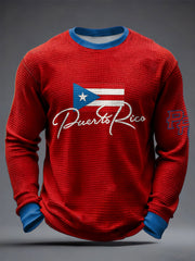 Men's Puerto Rico Printed Waffle Tops