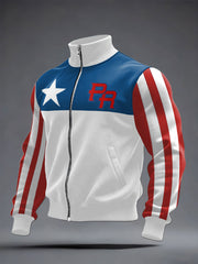 Men's Puerto Rico Proud Printed Coat