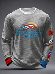 Men's Puerto Rico Printed Waffle Tops