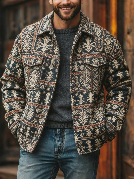 Men's Vintage Western Casual Jacket
