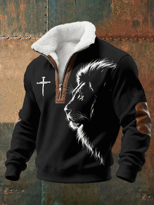 Men's Faith Day Print Sweatshirt