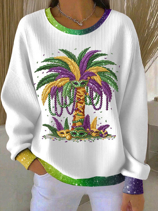 Women's Mardi Gras Casual Sweatshirt