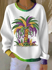 Women's Mardi Gras Casual Sweatshirt