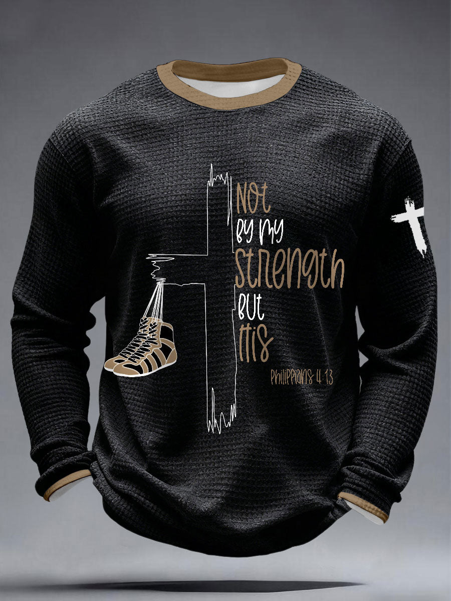Men's Philippians 4:13 Waffle T-Shirts