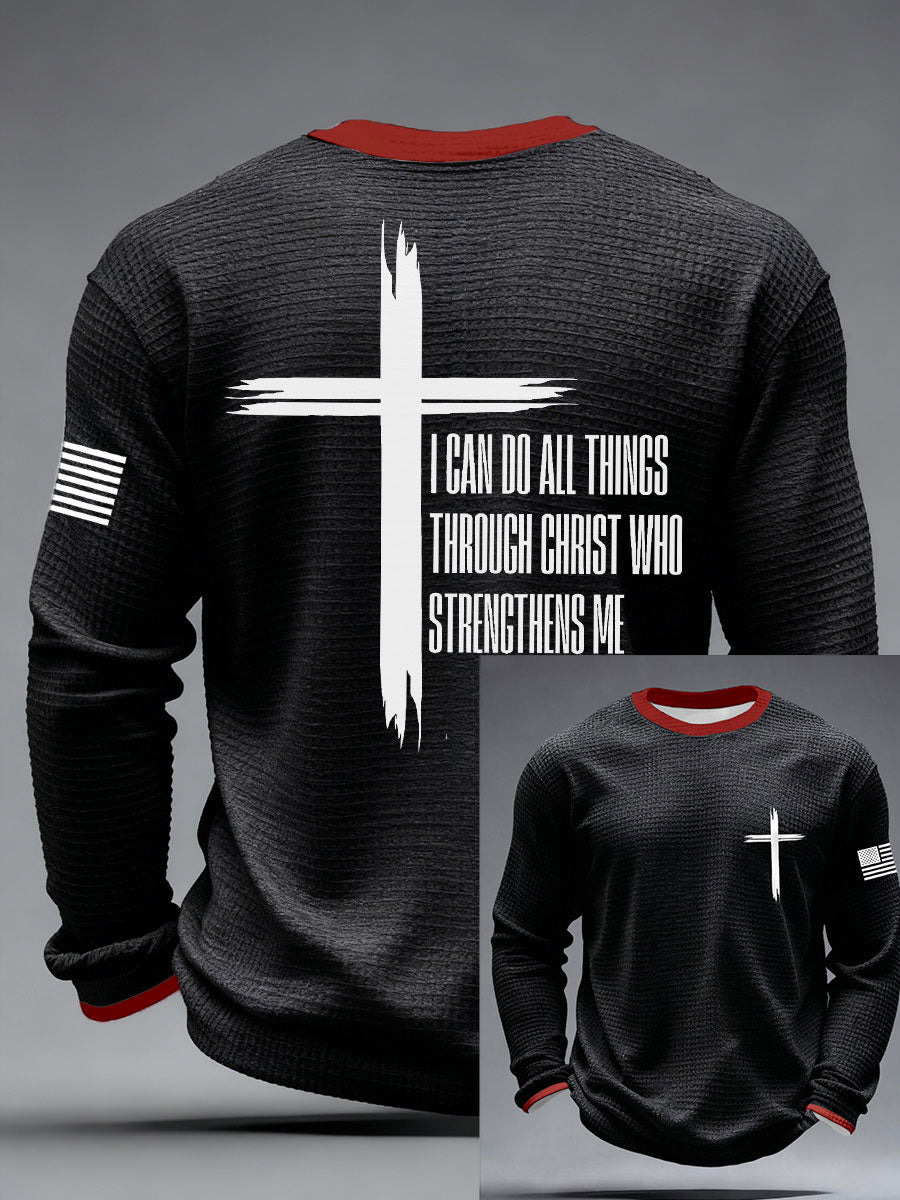 Men's Philippians 4:13 Waffle T-Shirts