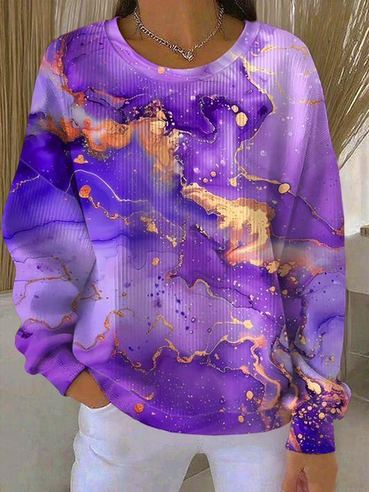 Women's Alzheimer's Disease Print Casual Sweatshirt