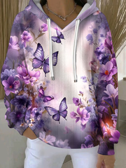 Women's Alzheimer's Disease Print Casual Sweatshirt