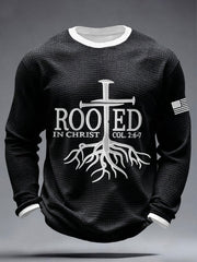 Men's Rooted in Christ Waffle T-Shirts