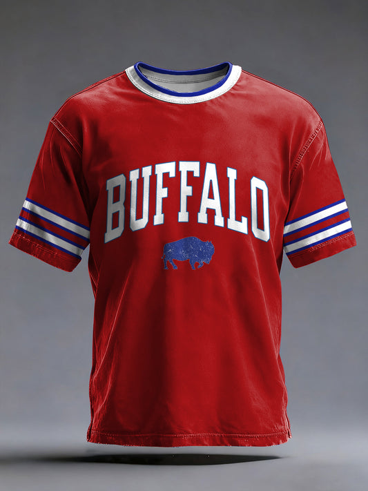 Men's Football Fans Gameday Print Casual Tee