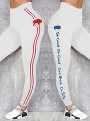 Women's Buffalo Football Lover Printed Leggings