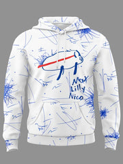 Men's Bills Football Fans Gameday Casual Hoodie