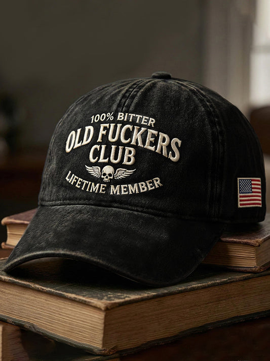 Old Fuckers Club Printed Casual Unisex Cap