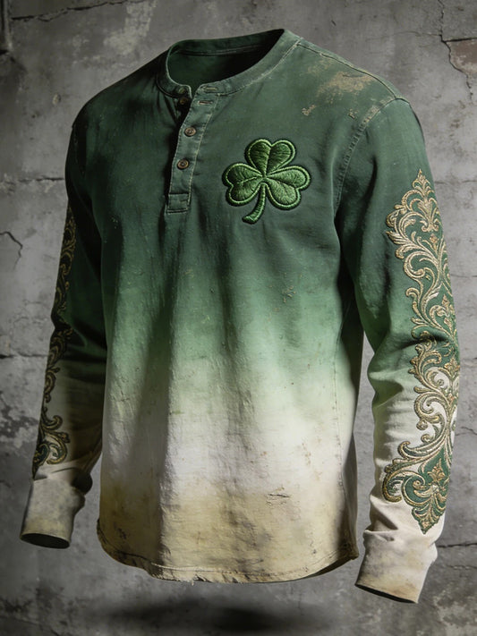 Men's St. Patrick's Day Printed Casual T-Shirt