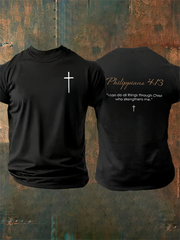 Men's Philippians 4:13- Golden Rule Collection T-shirt