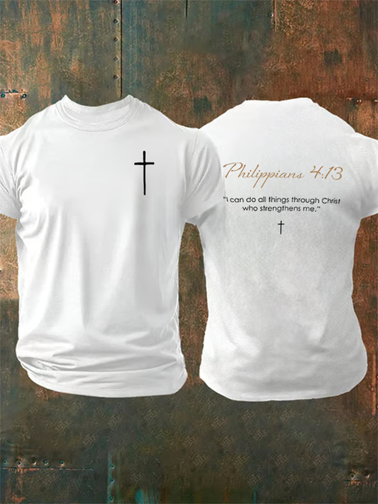Men's Philippians 4:13- Golden Rule Collection T-shirt