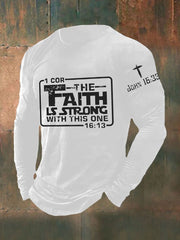 Men's Vintage Jesus Faith Round Neck sweater