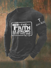 Men's Vintage Jesus Faith Round Neck sweater