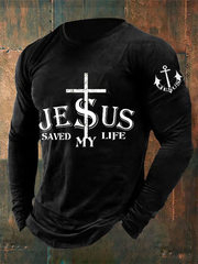 Men's Vintage Jesus Faith Round Neck sweater