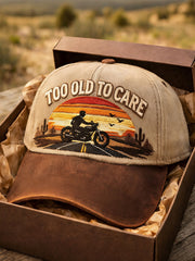 Too old to care unisex hats