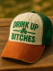 Unisex St Patrick's Day Shamrock Print Hat