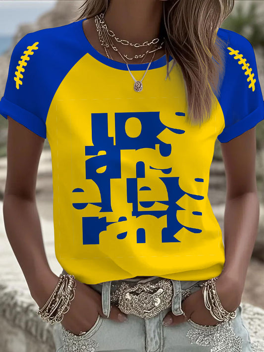 Women's American football T-shirt