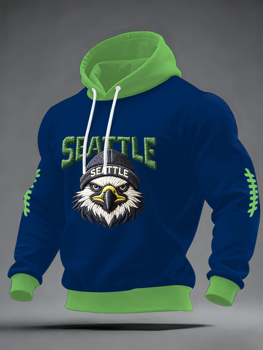 Men's American football hoodie
