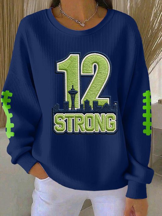 Women's American football sweatshirt