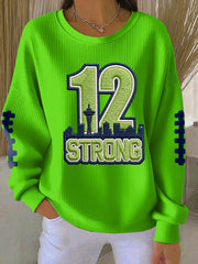 Women's American football sweatshirt