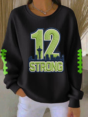 Women's American football sweatshirt