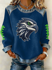 Women's American football sweatshirt