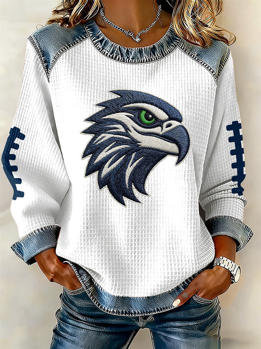 Women's American football sweatshirt