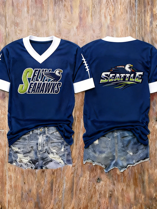 Women's American football T-shirt