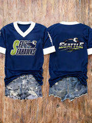 Women's American football T-shirt