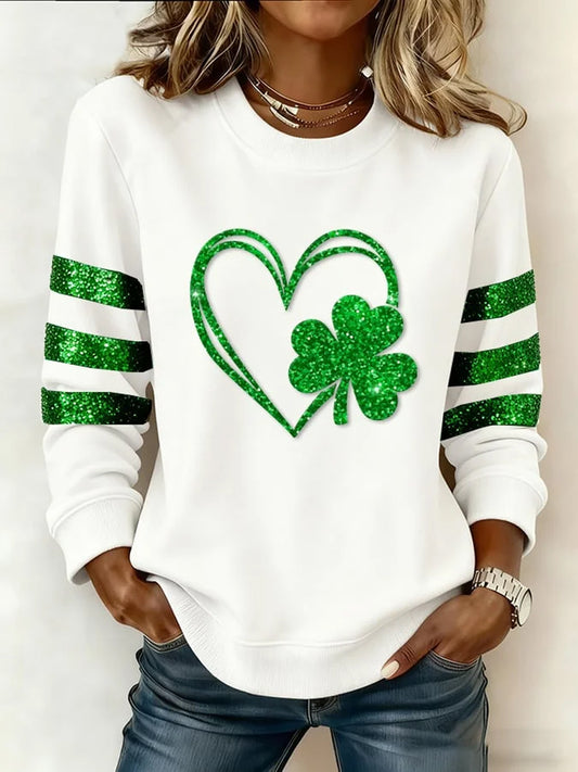 Women's St. Patrick's Day Print Sweatshirt