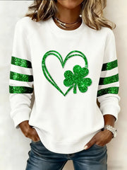 Women's St. Patrick's Day Print Sweatshirt