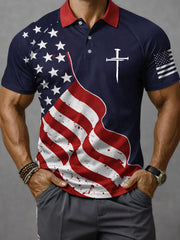 Men's American Flag Faith Tops