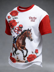 Men's Derby Horse Racing 2026 Print t-shirt