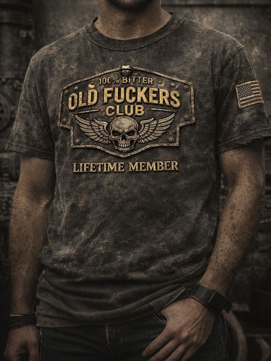Men's Old Fuckers Club Vintage T-Shirts