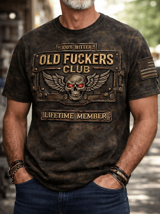 Men's Old Fuckers Club Vintage T-Shirts