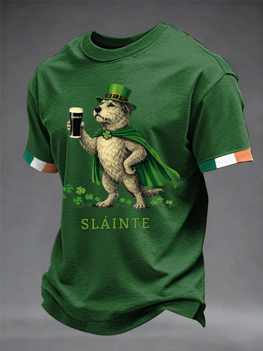 Men's St Patrick's Day Sláinte Vitamin G Short Sleeves T-shirt