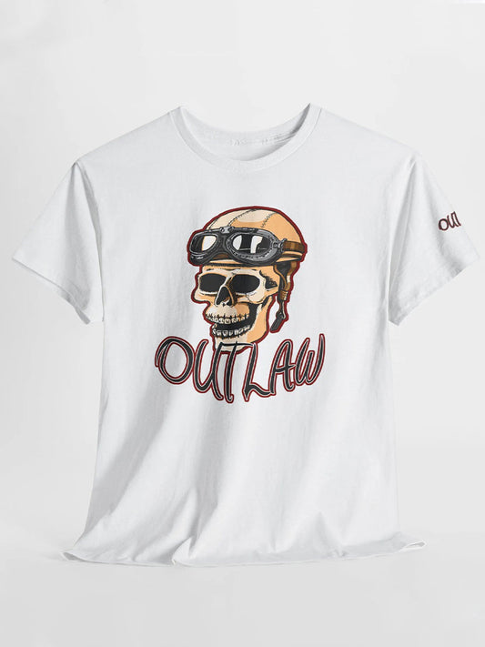 Men's Outlaw Biker Skull T-Shirts