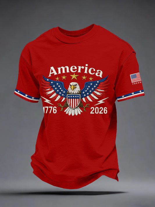 Men's America 1776-2026 Print T-Shirt