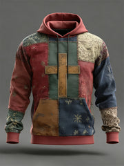Men's Faith drop-shoulder hoodie with pockets