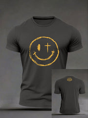 Men's 'Jesus Saves' Printed Casual T-Shirt