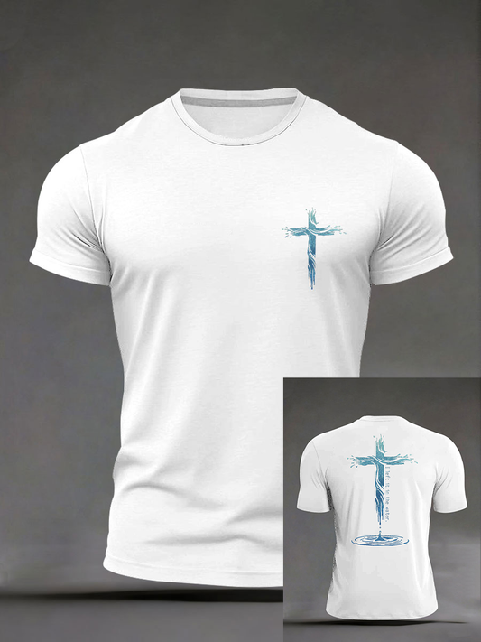 Men's I Left It In The Water Printed Casual T-Shirt
