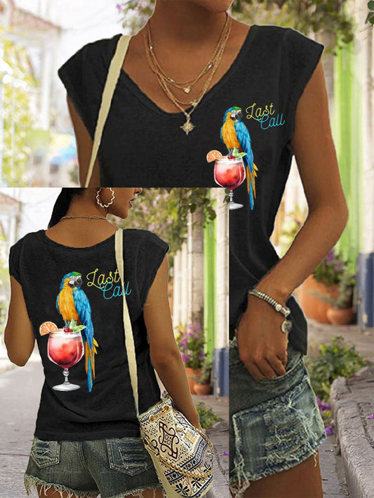 Women's It‘s 5 O'clock Everywhere coloured cotton T-shirt