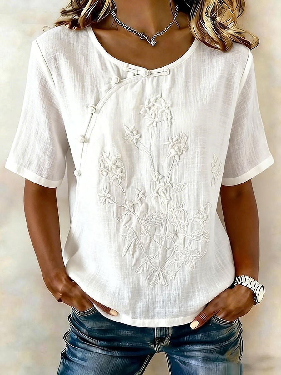 Women's Floral Print T-Shirt