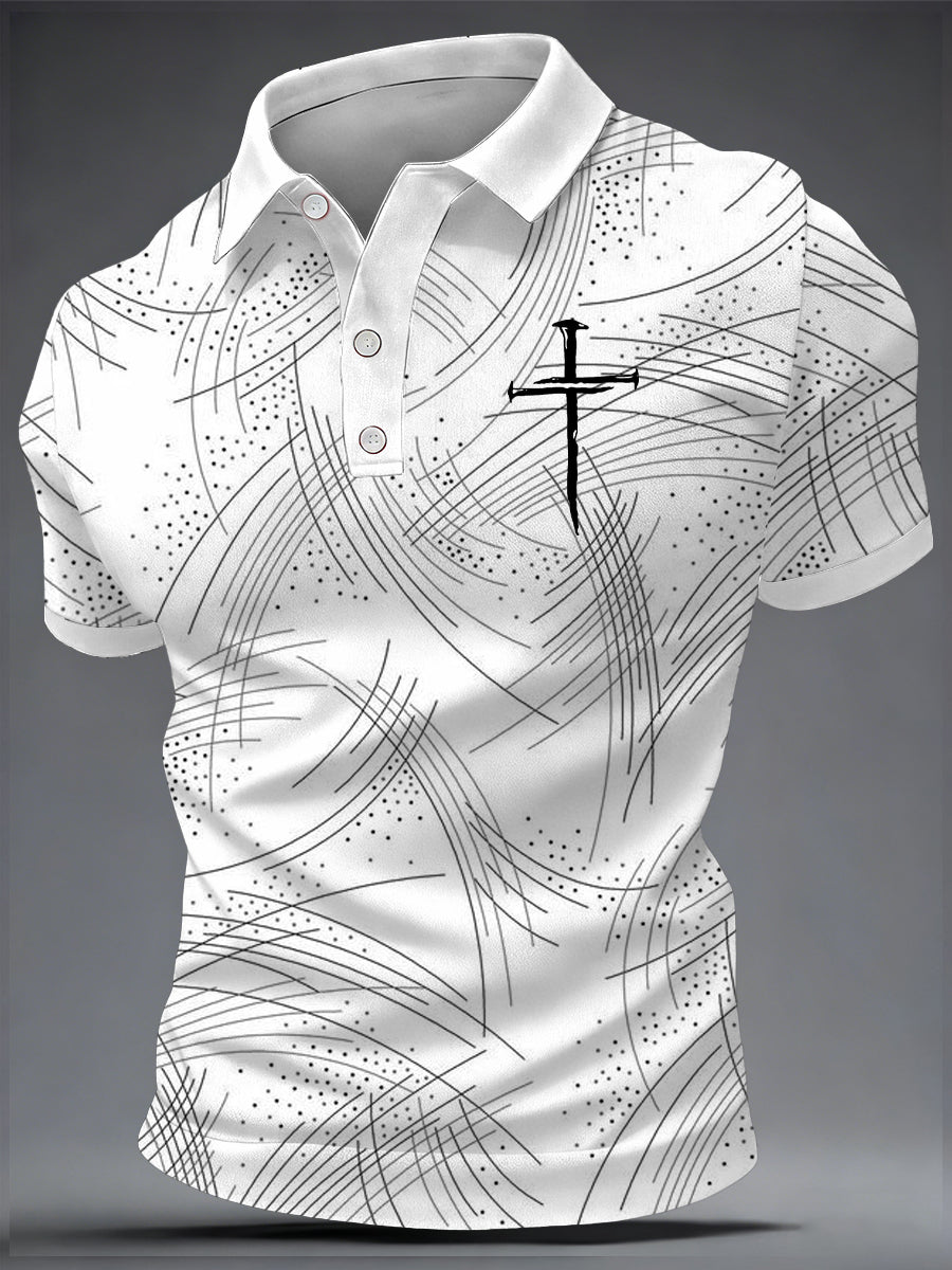 Men's Faith Print Casual Top