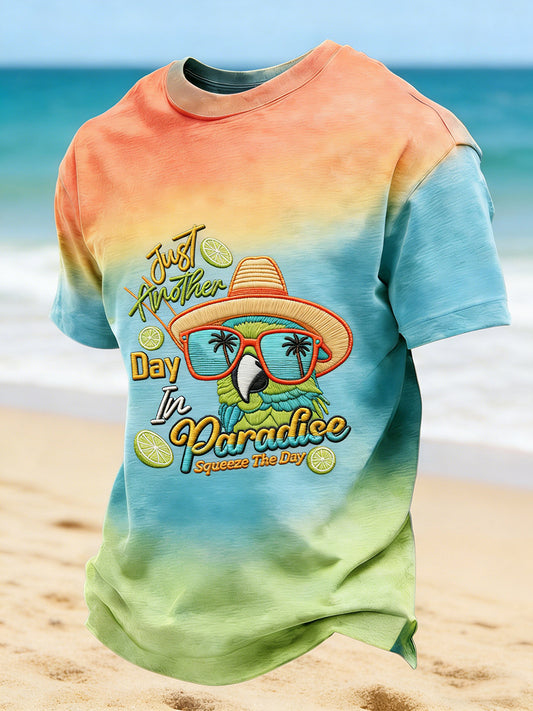 Men's beach vacation T-shirt