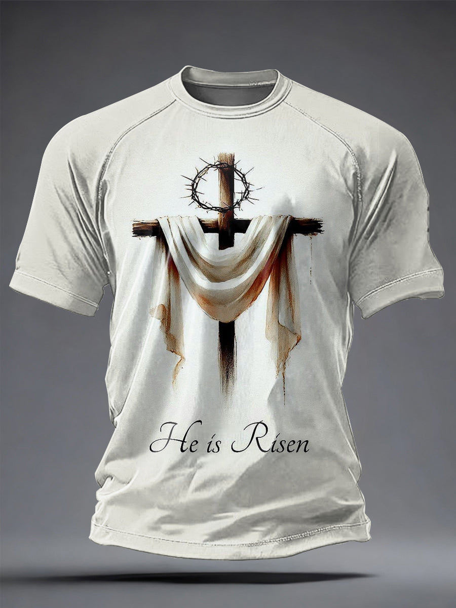Men's Faith Printed Casual short sleeves t-shirt